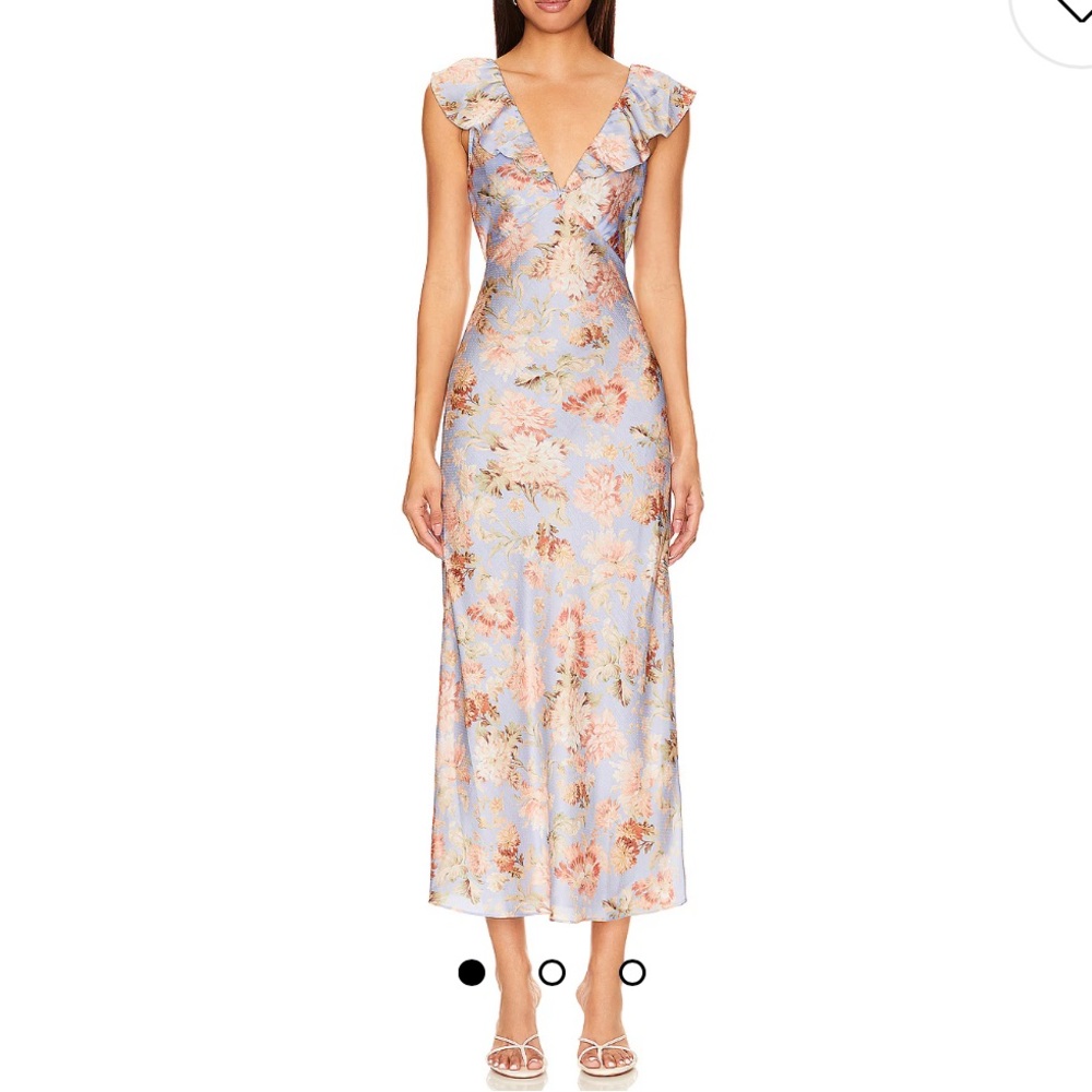 Heartloom Floral Blue and Pink Dress